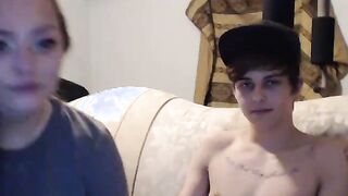 Hardcore Blowjob and Doggy Fuck on Webcam Sex Stream