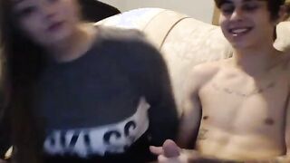 Hardcore Blowjob and Doggy Fuck on Webcam Sex Stream