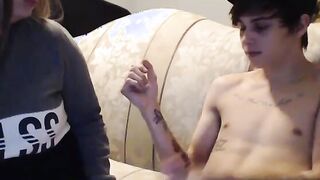 Hardcore Blowjob and Doggy Fuck on Webcam Sex Stream