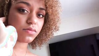 White StepDad Comforts Ebony Daughter Milu Blaze