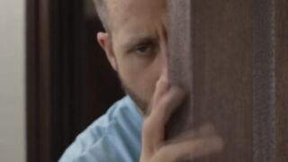 Trans blonde seduces husbands friend to fuck her