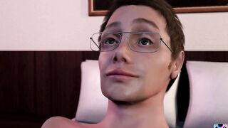 Biggest Boobs Ebony MILF & Young Boy HARDCORE 3D Porn