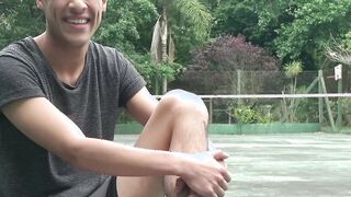 Latino jock tasting cock for the first time and loving it
