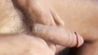 Stud one of a kind male strokes bristly enormous dick prior to cumming solo