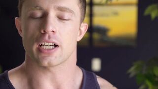 Jock licks feet before hammering hard his butt buddy