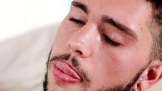 Solo masturbation session with inked bearded homosexual Hoe 2