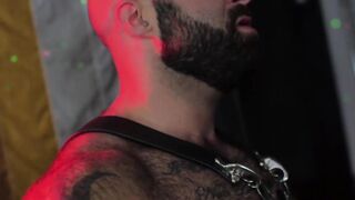 After BJ tattooed and bearded Atlas Grant drilled his ass bareback