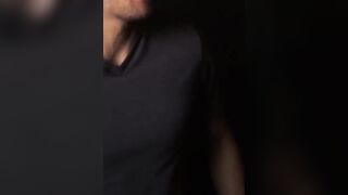 Attractive stepson dicksucking daddy at gloryhole