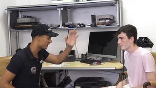 Myott Hunter a skinny twink is AJ Sloan a jock throbbing BBC