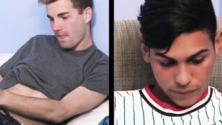 Hunky stepdad fucks his stepson and his Latino boyfriend