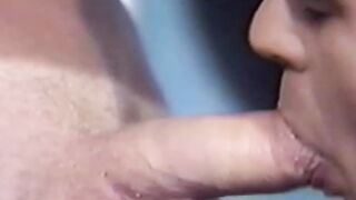 Athletic blond top has his dick sucked before wild bareback