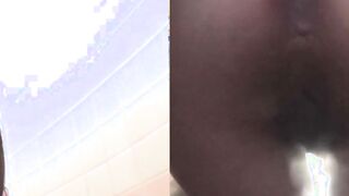 Amateur Japanese babe fingering pussy on close up hidden cam