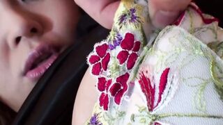 Pussy creampie for adorable Japanese cutie with big tits