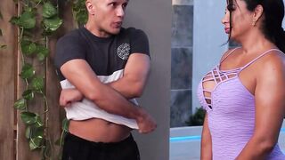 Coach seduces my step-mom
