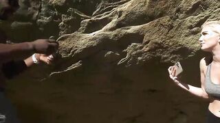 Short Haired Blonde Skye Blue Rides BBC Reverse Cowgirl