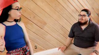 Step Daughter Fucks to Pay Daddys Debt Bambi Black