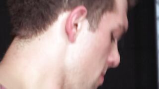 Hardcore anal sex with tattooed muscle men at the gym