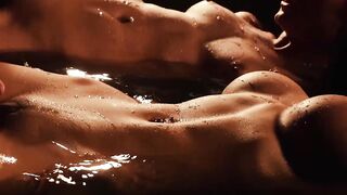 Erotic brunette babes pussy licking and threesome fucking
