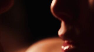 Erotic brunette babes pussy licking and threesome fucking