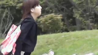 Japanese ladies secretly taped as they are pissing