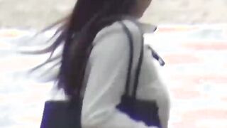 Japanese ladies secretly taped as they are pissing