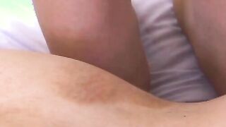 Slender beauty pussy lovingly stuffed with throbbing cock