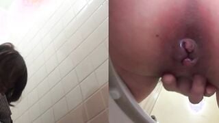Hairy pussy Japanese teen fingering caught on hidden cam