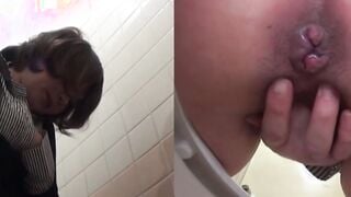 Hairy pussy Japanese teen fingering caught on hidden cam