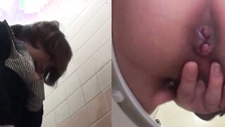 Hairy pussy Japanese teen fingering caught on hidden cam