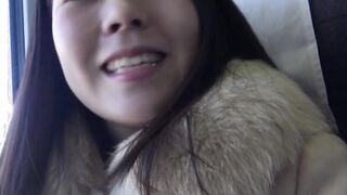 Adorable as a button Japanese wifey first ever affair with JAV director