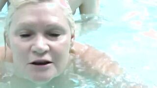 An attractive British GILF fucks a man who is observing her