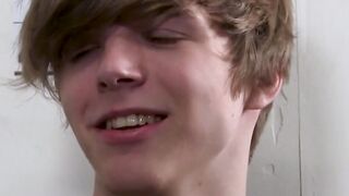 After getting caught a cute twink was fucked by a policeman