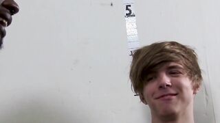 After getting caught a cute twink was fucked by a policeman