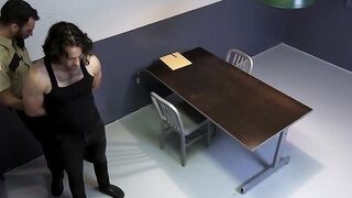 Two police officers raw fisted a young longhaired thief
