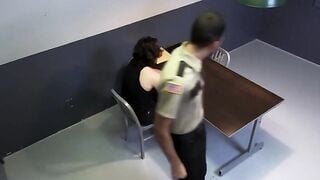 Two police officers raw fisted a young longhaired thief