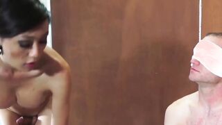 Beautiful ladyboy rules and assfucks her sub