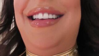 Shemale in fishnets roughly pounds her busty girlfriend