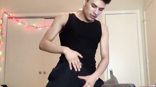Mesmerizing Rio Rodriguez jumps on dildo while jerking off