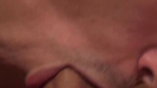Cute twink Francis Gerard gives blowjob to his Latino friend