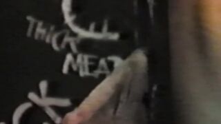 Classic glory hole fetish jock deepthroats strangers cock