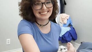 Nerdy Teen Stepsister is Wet for Cheatin