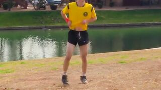 Young gay Jasper Robinson in cum inducing wank off session