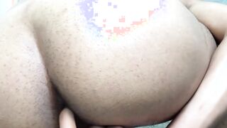 Petite Latino gay Roman Blake jerks off his load into hand