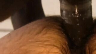 Chubby bear Jason Roman blows BBC before bareback doggystyle