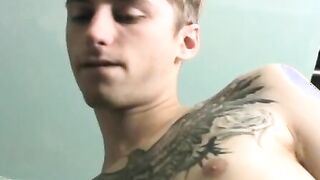 Tattooed twink loves giving and receiving oral from his bud