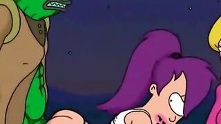 Futurama and Smurfs hard fuck