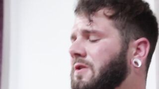 Hunk and his even hunkier friend have rough raw banging