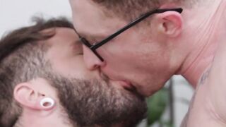 Hunk and his even hunkier friend have rough raw banging
