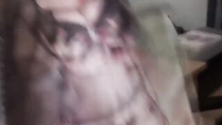 Curvy British redhead swallows cum after giving blowjob