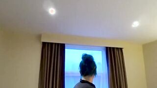 British chick tricked into giving two nerds sloppy blowjobs